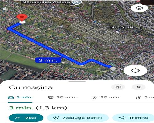 teren 1400 mp , municipiul IASI