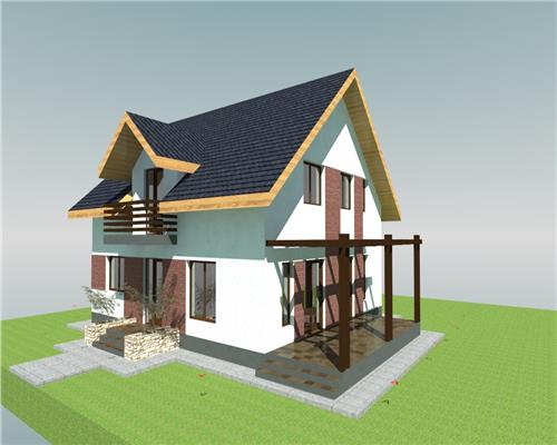 Casa cu 8 camere, 900 mp teren, la rosu in Rediu